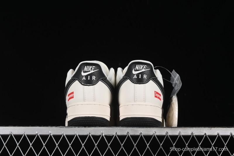 Nike Air Force 1 '07 Low Supreme Collaboration - White Black - XZ3368-001