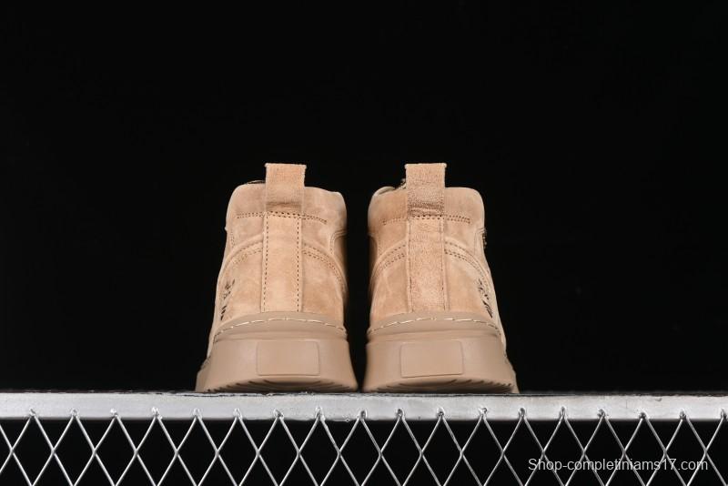Timberland Outdoor Mid-Top Casual Martin Boots with Premium Suede Leather - TB10072SAND