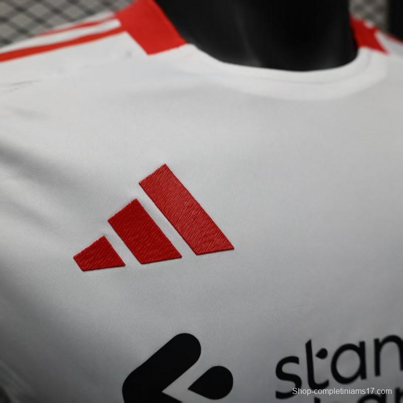 Player Version 25/26 Liverpool Away White Jersey