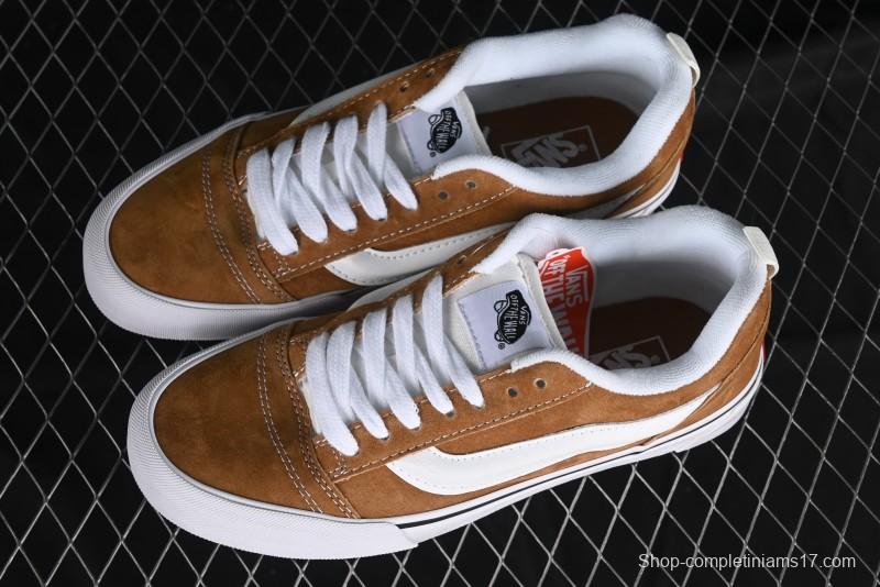 Vans Classics Knu Skool Retro Sneakers with Enlarged Toe and Thickened Trim - VN000CS0BR0