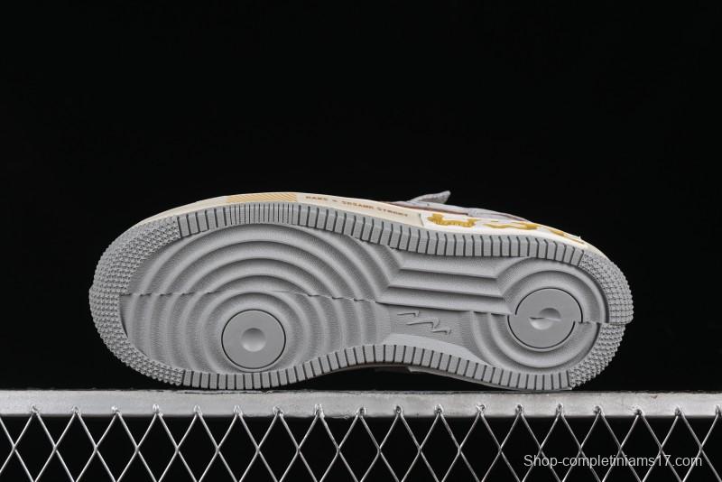 Nike Kaws x Air Force 1 '07 Low Custom Casual Sneakers - CW6688-806