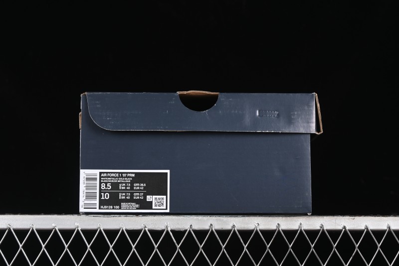 Nike Air Force 1 Low Casual Sneakers with Full-Length Air Cushion - HJ9128-100