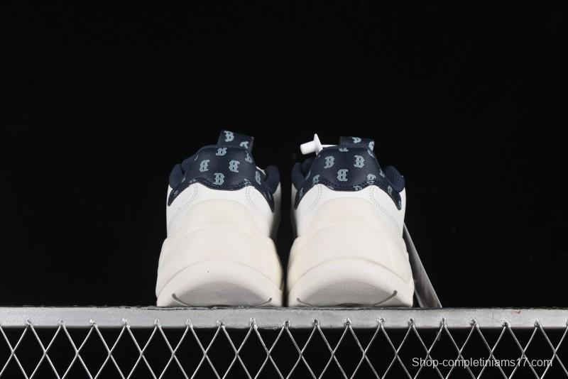 New York Yankees MLB Bigball Chunky Denim Monogram Platform Sneakers - 3ASHBDM4N43NYS