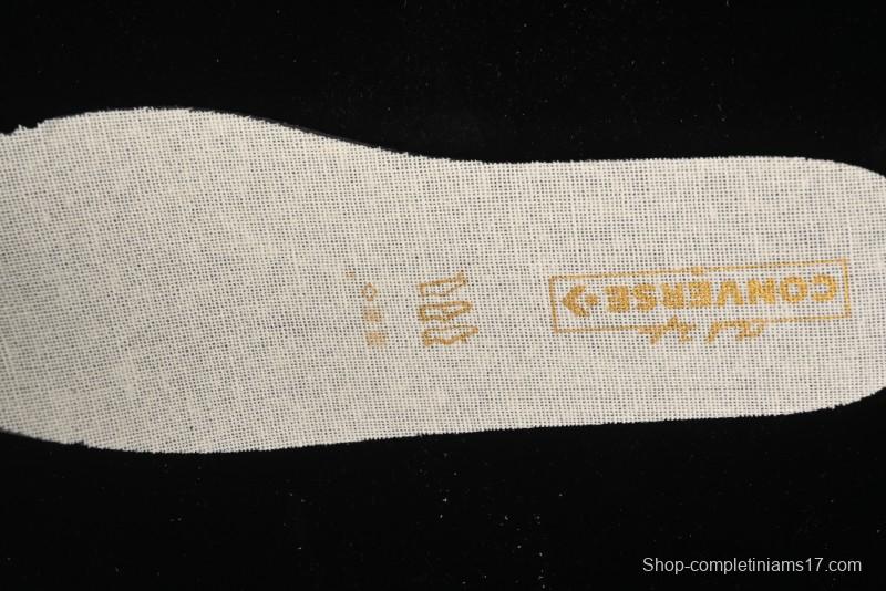 Converse Chuck 1970s High-Top Sneakers with Gold Star Accents and Classic Black & White Design - A12462C