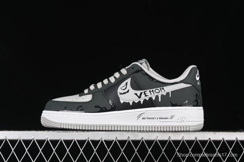 Nike Air Force 1 '07 Low "Venom Ⅱ" Marvel Series Casual Sneakers - CW6718-777