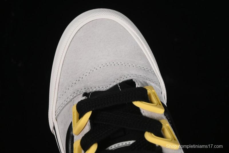 Vans Knu Skool Low Top Retro Casual Vulcanized Sneakers in Grey Black - VN000CZUVA3