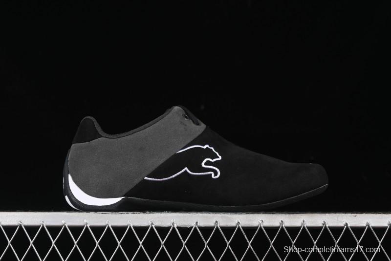 Puma Sparco Future Round Toe Lace-Up Leather Cowhide Fabric Low-Top Lifestyle Casual Shoes - 307936-01