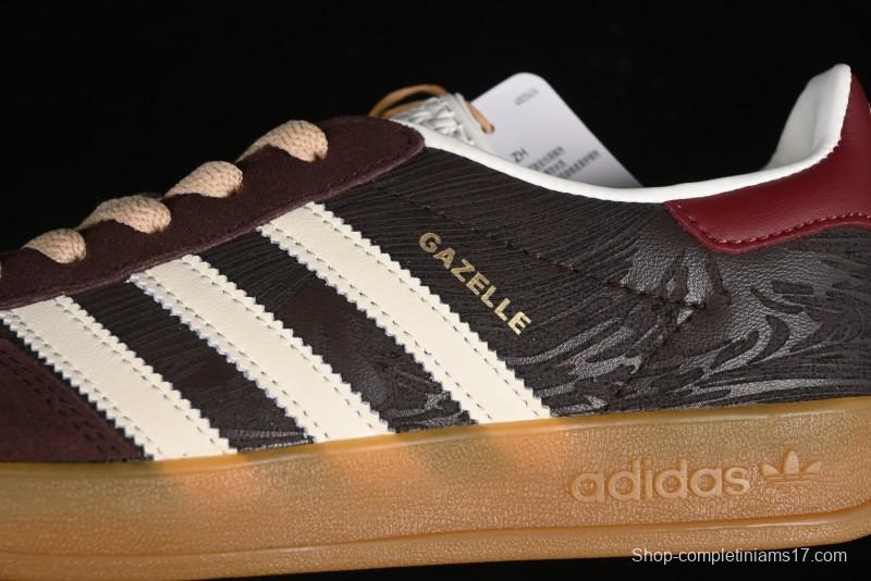 Adidas Originals Gazelle Indoor Retro Casual Slip-Resistant Wear-Resistant Low-Top Sneakers - JP5671