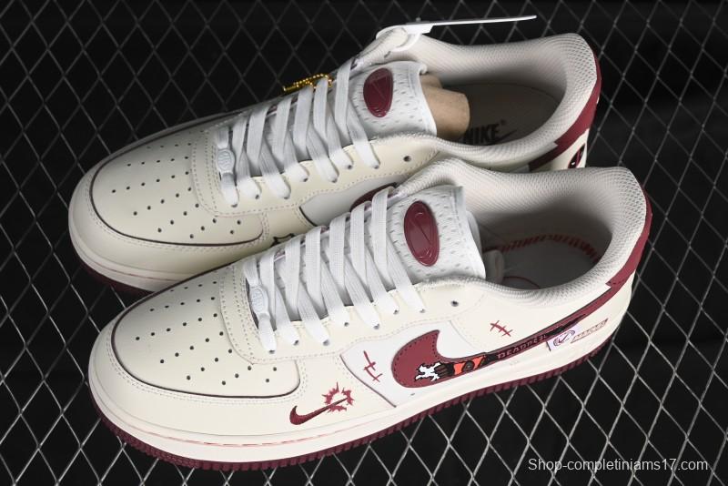 Nike Air Force 1'07 Low "Deadpool" Marvel Series Deadpool Casual Sneakers - FB1839-512