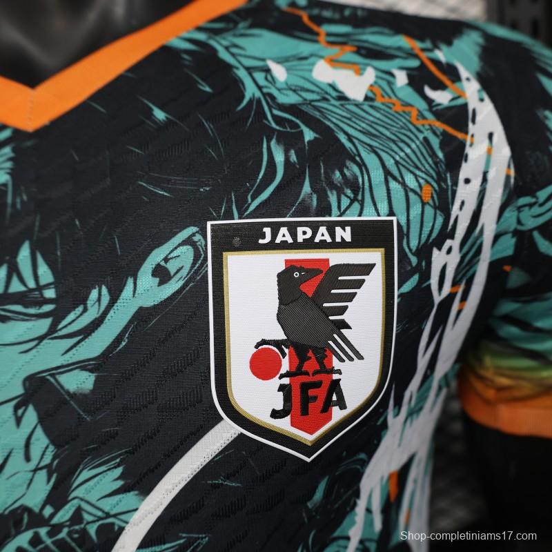 Player Version 2025 Japan Teal with Anime Warrior Jersey