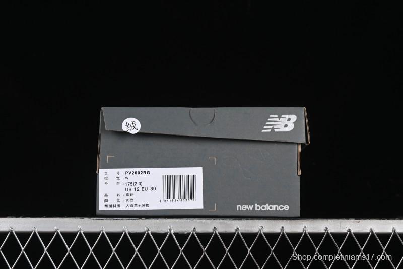 New Balance 2002R Series Kids' Hook & Loop Warm Lined Shoes - PV2002RG