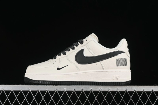 Nike Air Force 1 '07 Low QR Code Black Star Sneakers - CU1836-962