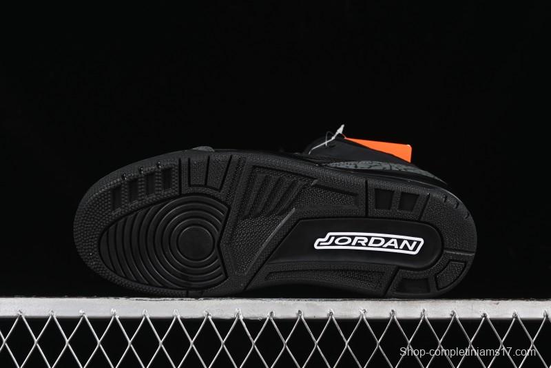 Nike Air Jordan 3 Retro Basketball Shoes in Midnight Black - CT8532-001