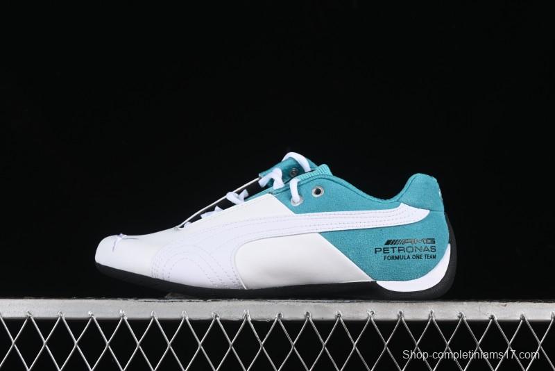 Puma Sparco Future Round Toe Lace-Up Leather Fabric Low-Top Lifestyle Casual Shoes - 307891-01