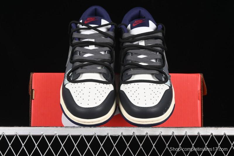 Nike Dunk Low Retro Block Street Dark Splatter Gothic Cross SB Low-top Casual Sneakers - FV8106-181
