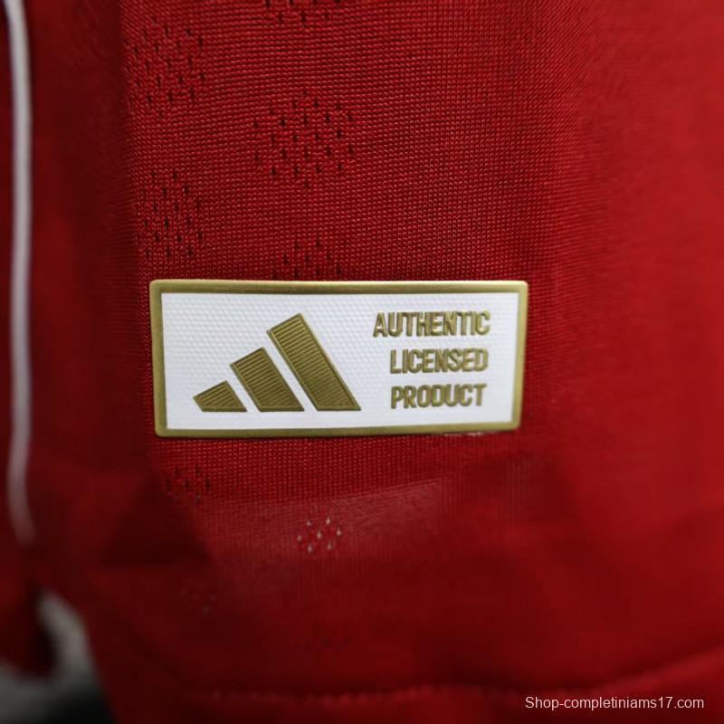 Player Version 25/26 LIverpool Home Long Sleeve Jersey