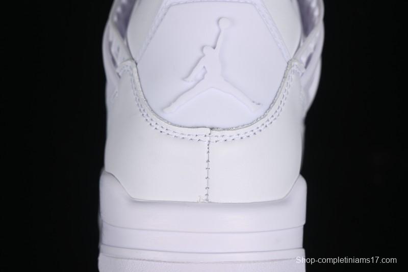 Nike Air Jordan 4 Retro Basketball Shoes with Net Design - FV7251-107