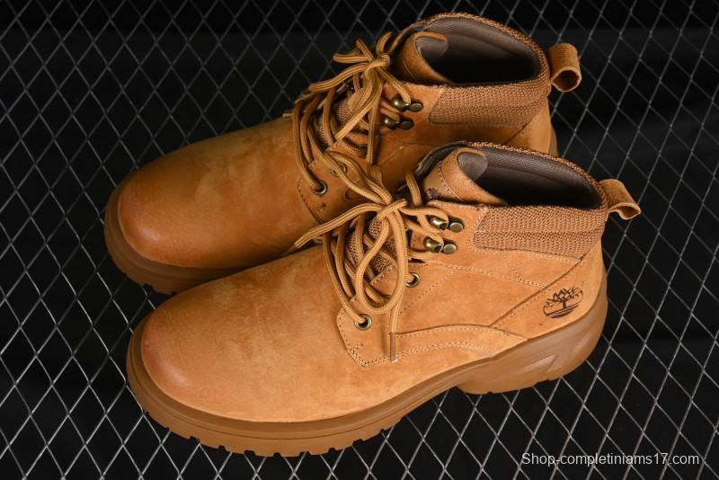 Timberland Outdoor Mid-Top Casual Yellow Boots - TB10088YELLOW