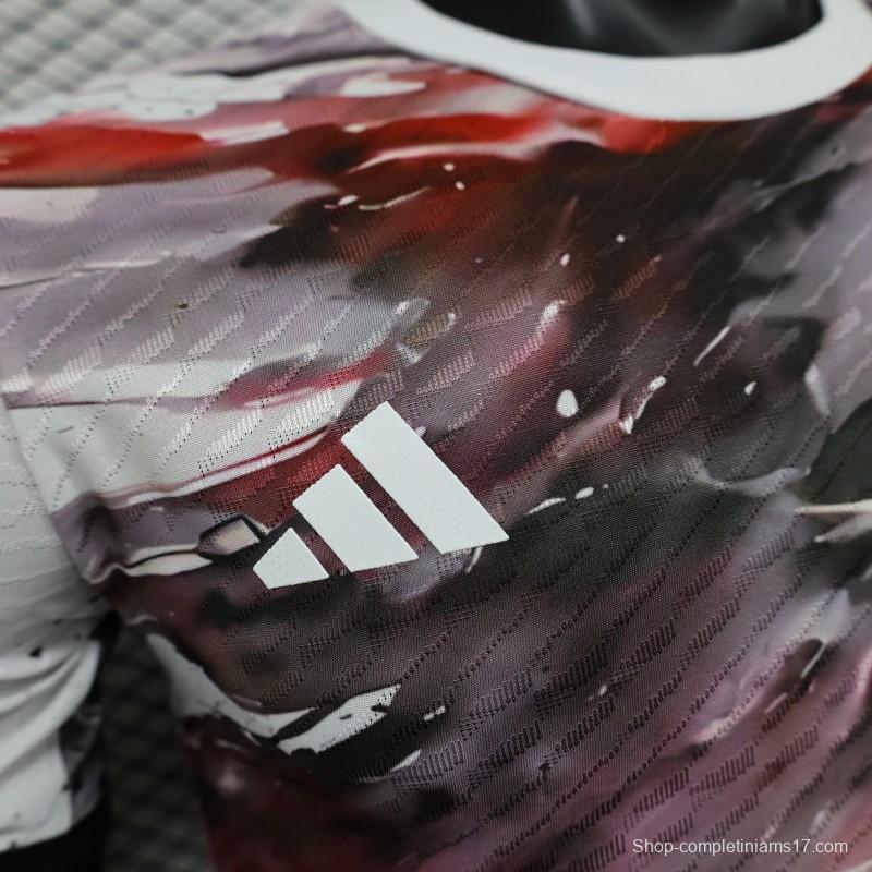 Player Version 2025 Japan National Team Black with One Piece Gear 5 Luffy Design Jersey