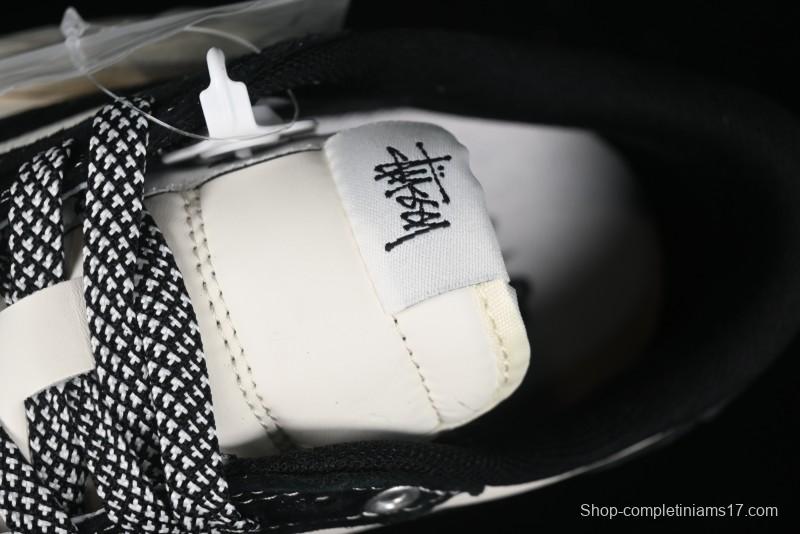 Nike Travis Scott x Fragment Design x Air Jordan 1 Low OG SP AJ1 Supreme Stussy Collaboration - Red Tab Black Warrior Low Top Casual Sneakers - SJ2068-124