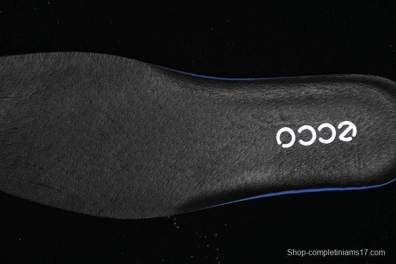 Ecco Block Brogue Business Derby Round Toe Genuine Leather Dress Shoes - 63667201001