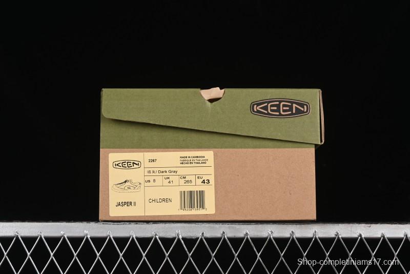 Keen Jasper Japanese Street 2.0 Retro Outdoor Shoes - 2267 Dark Grey