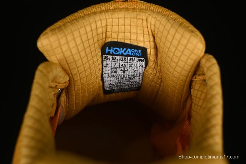 Hoka Mafate Three 2 Ultra-Lightweight Cushioned Trail Running Shoes - 1141572 GLW