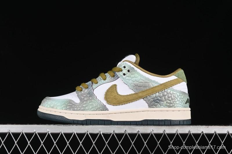Nike Alexis Sablone x SB Dunk Low Reptile SB Low Top Casual Skate Shoes - HJ3386-300