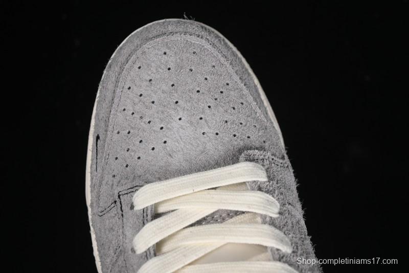 Nike SB Dunk Low Stussy Series - Battle Grey Black Hook Anniversary High-End Custom Low-Top Casual Skate Shoes - MM1089-027