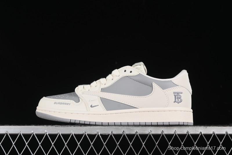 Nike Travis Scott x Fragment Design x Air Jordan 1 Low OG SP Casual Sneakers - BB6588-31