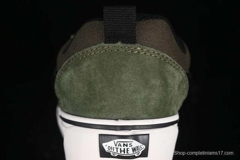 Vans Knu Skool DR White Black Green Chunky Sneakers - VN000CZU50K