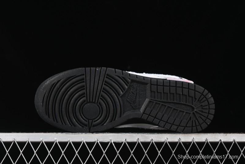 Nike Dunk Low Panda Prank Qixi Special Edition Low-Top Casual Sneakers - DD1391-100