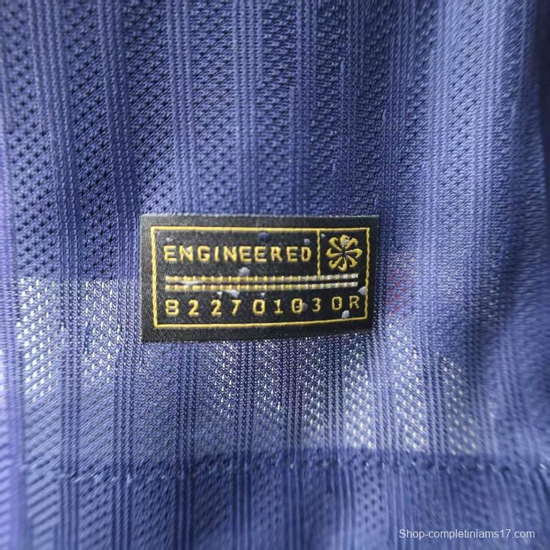 Player Version 25/26 Barcelona Blue and Red Striped with Spotify Sponsor Jersey