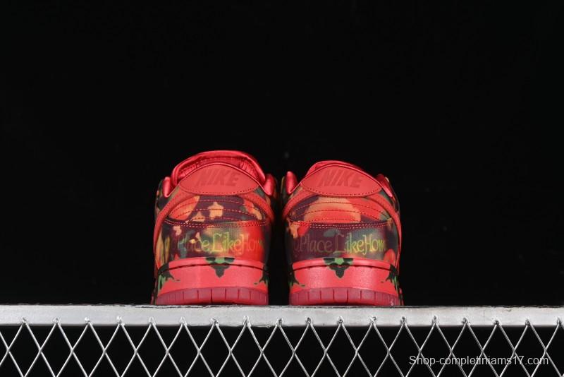 Nike SB Dunk Low The Wizard Of Oz Limited Edition Tear-Away Casual Sneakers - FZ1291-600