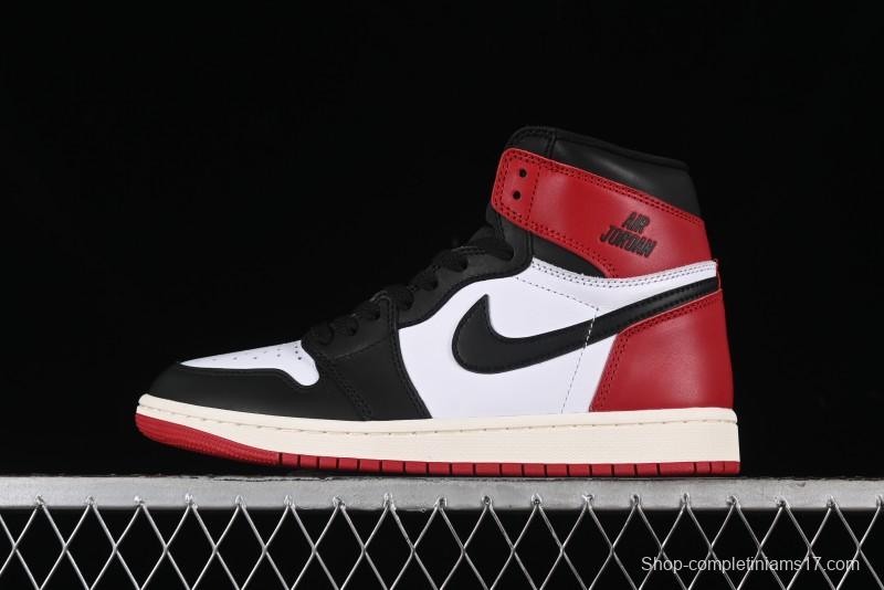 Nike Air Jordan 1 High OG Retro Basketball Shoes with Black Toe Design - DZ5485-106
