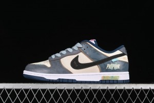 Nike Dunk Low Panda Prank Nautical Era Exploration Wave Low Top Casual Sneakers - DD1391-400