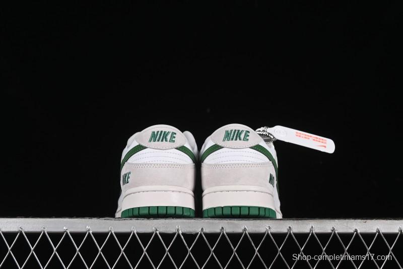 Nike SB Dunk Low Anniversary Customized Casual Sneakers with Green Swoosh - KK1888-013