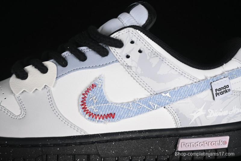 Nike Dunk Low Panda Prank Qixi Special Edition Low-Top Casual Sneakers - DD1391-100