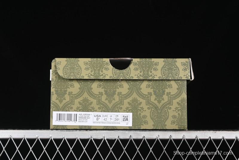 Nike Travis Scott x Fragment Design x Air Jordan 1 Low OG SP AJ1 Low Top Casual Sneakers - DM6688-607