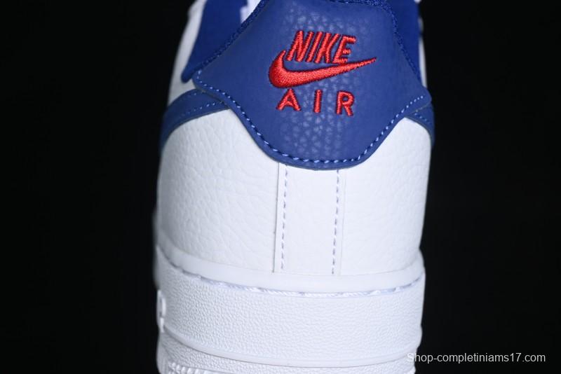 Nike Air Force 1 '07 Low Top Leather Casual Sneakers with Full-Length Air Cushion - CT3839-101