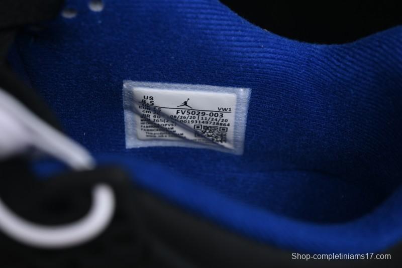 Nike Air Jordan 4 Retro Sneakers in Black, Blue and Neutral Grey - FV5029-003