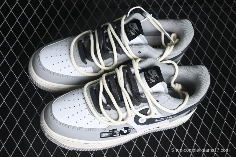 Nike Air Force 1 Low "Vinyl" Casual Sneakers with Lace-Up Design - KS6896-666