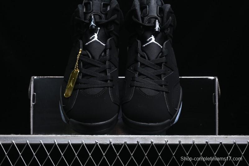 Nike Air Jordan 6 Retro Metallic Silver Basketball Shoes - DX2836-001