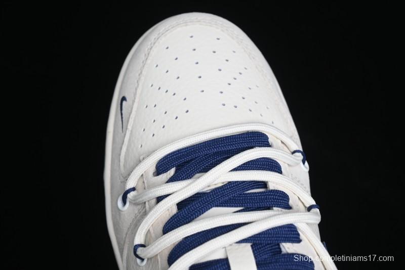 Nike SB Dunk Low The North Face Series - Strap Pig Eight Dark Blue Hook Anniversary High-End Custom Low-Top Casual Skate Shoes - DM6868-001