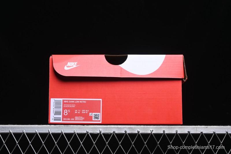 Nike Dunk Low Retro Panda Oxidized Vintage High Street Casual Sneakers - DD1391-100