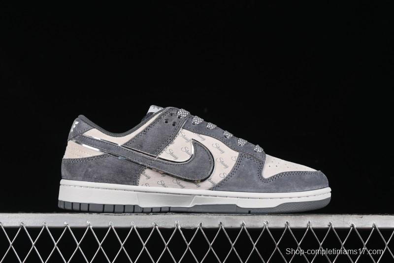 Nike SB Dunk Low Stussy Anniversary Edition Premium Customized Low-Top Casual Sneakers - XX2025-508