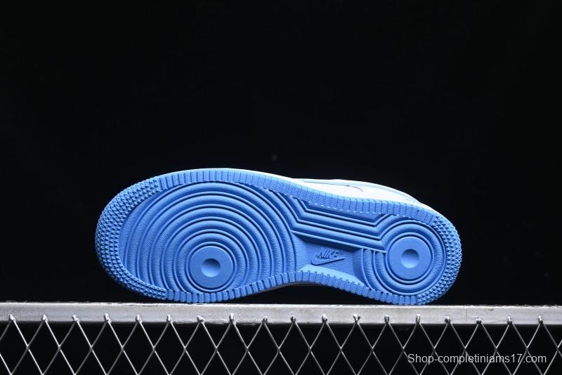 Nike Air Force 1 '07 Low Top-Grain Leather Casual Sneakers with Full-Length Air Cushion - DV0788-101