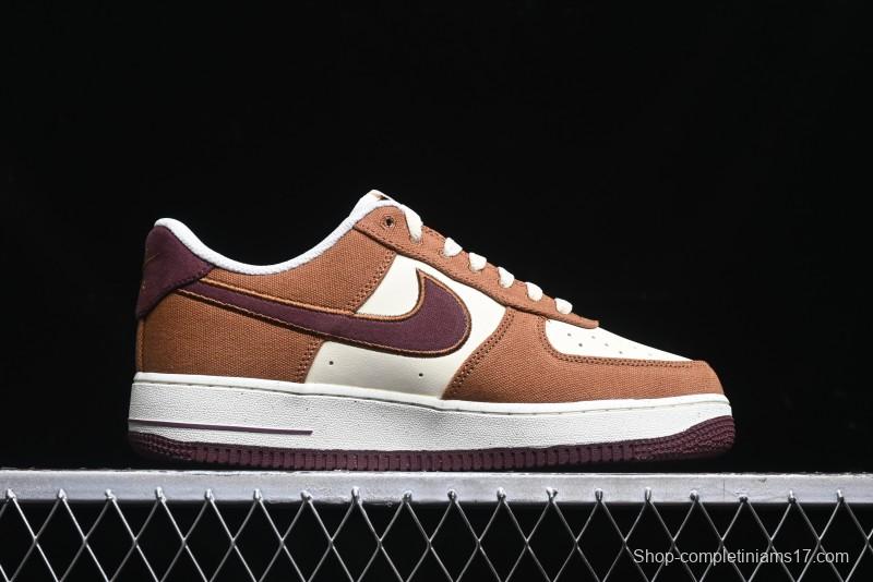 Nike Air Force 1 '07 Low Casual Sneakers with Full-Length Air Cushion - FQ8713-200