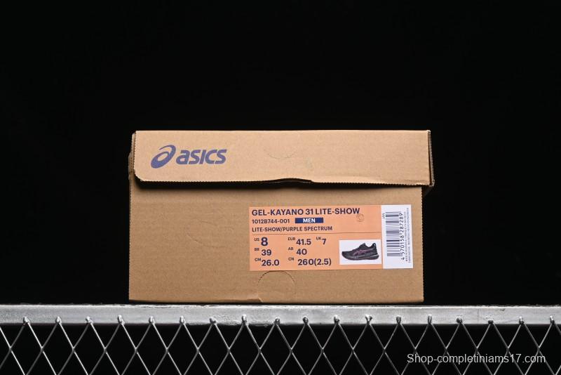 Asics Gel-Kayano 31 Running Shoes with GEL Cushioning and FLYTEFOAM BLAST Technology - 1012B744-001