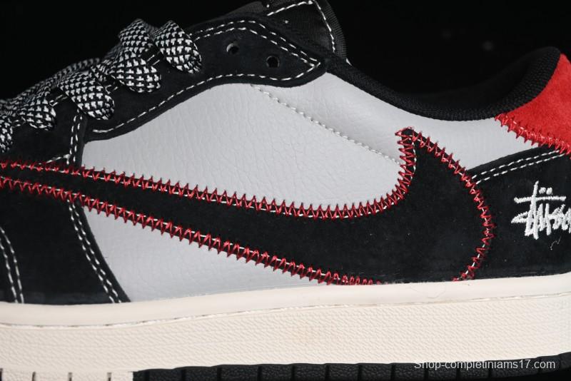 Nike Travis Scott x Fragment Design x Air Jordan 1 Low OG SP AJ1 Sneakers - SJ2068-133